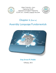 Chapter 3 (Part a) Assembly Language Fundamentals