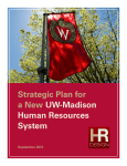 Strategic Plan for a New UW-Madison Human