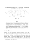 A Mathematical Model for within-host Toxoplasma gondii Invasion