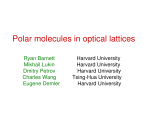Polar molecules in optical lattices