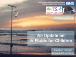 An Update on IV Fluids for Children