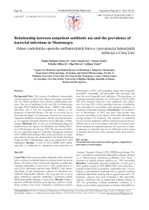 Relationship between outpatient antibiotic use and the prevalence