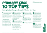 Getting the most from your specialist palliative care team