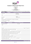 Employers Liability Accident Report Form