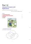 Inclusion-Exclusion Principle and Applications