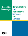 Rehabilitative Habilitative Services Devices