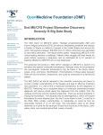 Big Data Study - Open Medicine Foundation