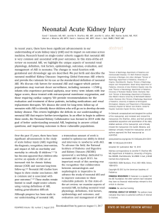 Neonatal Acute Kidney Injury