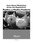 Farm Direct Marketing:Know the Regulations Poultry and Poultry