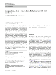 Computational study of interaction of alkali metals with C3N nanotubes