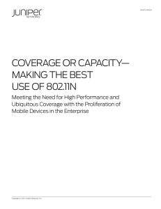 Coverage or Capacity—Making the Best Use of 802.11n