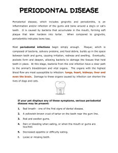 PERIODONTAL DISEASE