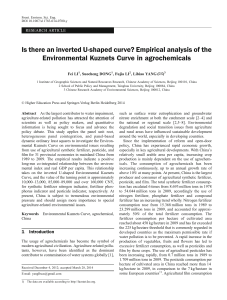 Is there an inverted U-shaped curve? Empirical analysis of the