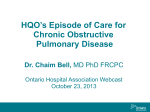 HQO`s Episode of Care for Chronic Obstructive