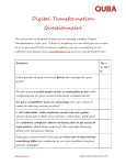 Digital Transformation Questionnaire