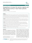 Exergaming to increase the exercise capacity and daily physical