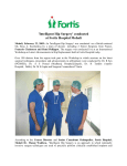 `Intelligent Hip Surgery` conducted at Fortis