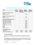 HBTF Plan Monthly Premium Rates as of January 1