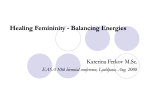 Healing Femininity - Balancing Energies