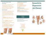 Osteoarthritis (Degenerative Joint Disease)