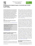 Functional and ecological impacts of horizontal gene transfer in