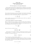 Physics 2140 Methods in Theoretical Physics Prof. Michael