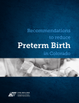 Preterm Birth - Colorado Perinatal Care Quality Collaborative