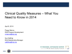 Clinical Quality Measures – What You Need to Know in 2014