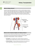 Kidney Transplantation - California Pacific Medical Center