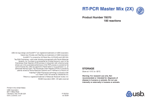 RT-PCR Master Mix (2X)