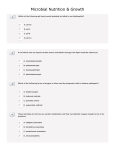 Microbial Nutrition