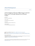 An Investigation of Factors Influencing Consumer Responses To