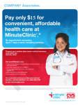 Pay only $15 for convenient, affordable health care at MinuteClinic®.*