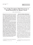Use of High-Throughput DNA Microarrays to Identify