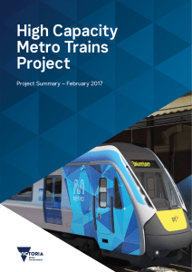 High Capacity Metro Trains Project