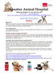 April 2015 – Rabies - Otonabee Animal Hospital