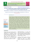 Prevalence of Metallo Beta Lactamase Production among