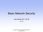Basic Network Security - Kenneth M. Chipps Ph.D. Home Page