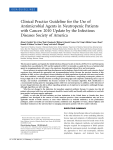 Clinical Practice Guideline for the Use of
