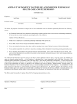 affidavit of domestic partner relationshipfor purposes of health care