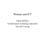 Woman and ICT - World Bank Group