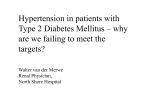 Hypertension in patients with Type 2 Diabetes Mellitus – why are we