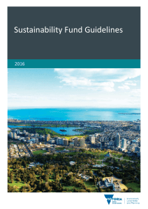 Sustainability Fund Guidelines