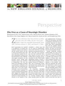 Zika Virus as a Cause of Neurologic Disorders