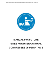 Revised Manual for future sites ICP 2021