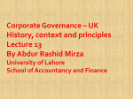 Corporate Governance