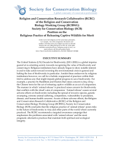 Religion and Conservation Research Collaborative (RCRC)