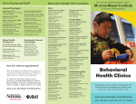 Behavioral Health Clinics - University of Nebraska Medical Center