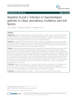 Hepatitis B and C infection in haemodialysis patients in Libya