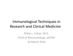 Immunological Techniques in Research and Clinical Medicine